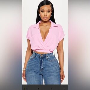 Cute Pink Fashion Nova Top